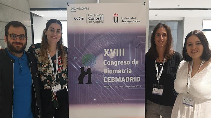 El equipo de Neurobiogenética en la XVIII edición del Congreso de Biometría CEBMadrid.